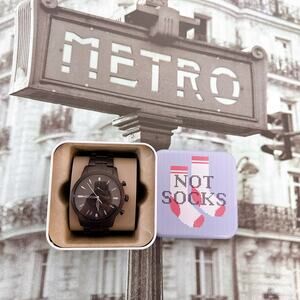 Fossil FS5502 Townsman Quartz Black Dial Men's Watch